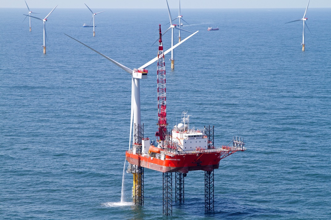 GMS Endeavour part of the world's largest offshore wind farm capable of powering 1 million homes.